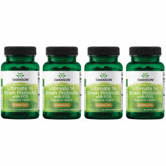 Swanson Dr. Langer probiotic bottle label shows 16 strains for digestive support