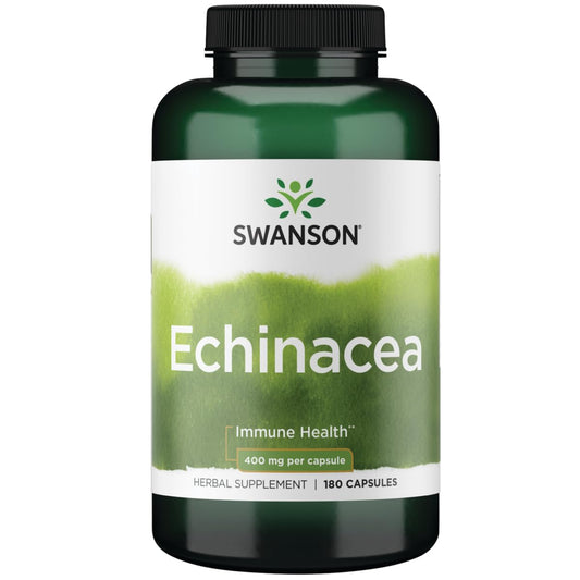Swanson Echinacea 400 mg bottle - front view
