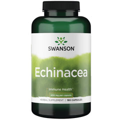 Swanson Echinacea 400 mg bottle - front view