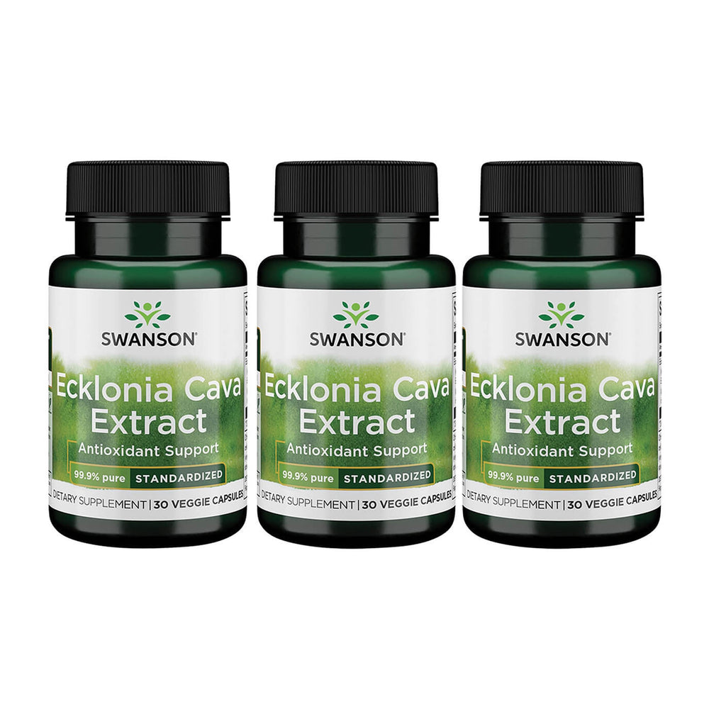 Swanson Ecklonia Cava Extract bottle with 3-pack label