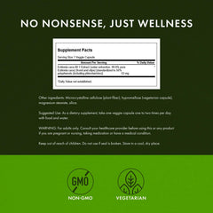 Standardized potency label on Ecklonia Cava Extract bottle