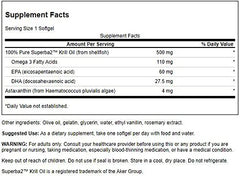 Swanson EFA Krill Oil & Astaxanthin 30 SGELS packaging front