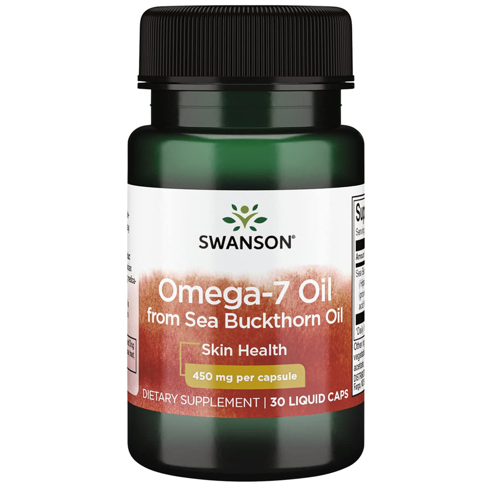 Swanson EFA Omega-7 Oil bottle front view
