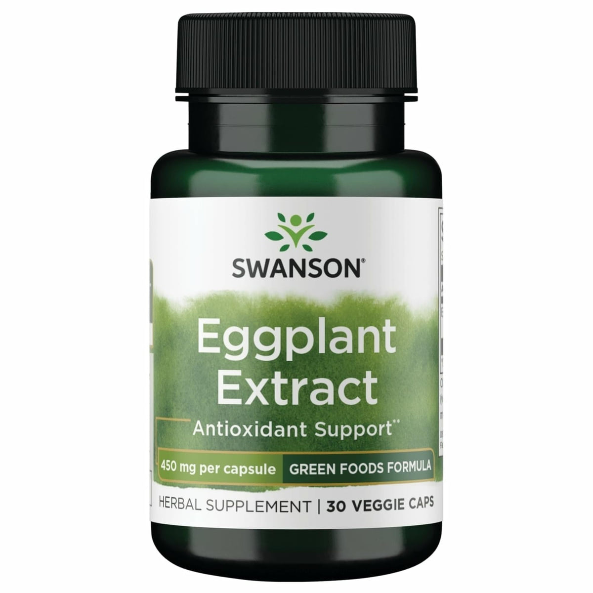 Swanson Eggplant Extract 20:1 450 mg bottle - front view