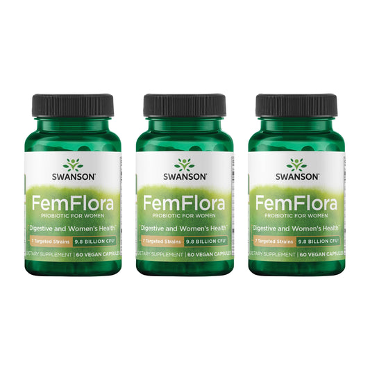 Swanson FemFlora product main image with bottle