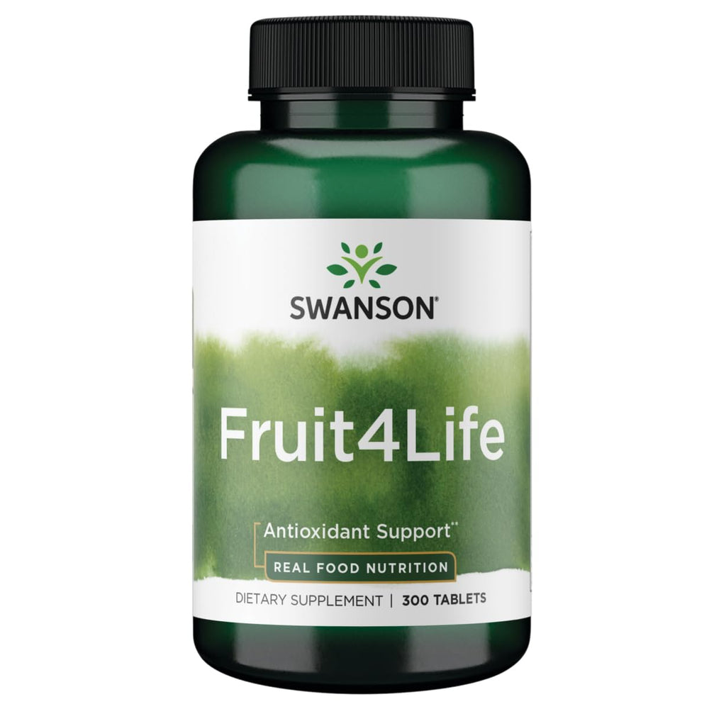Swanson Fruit4Life 300 Tabs bottle label