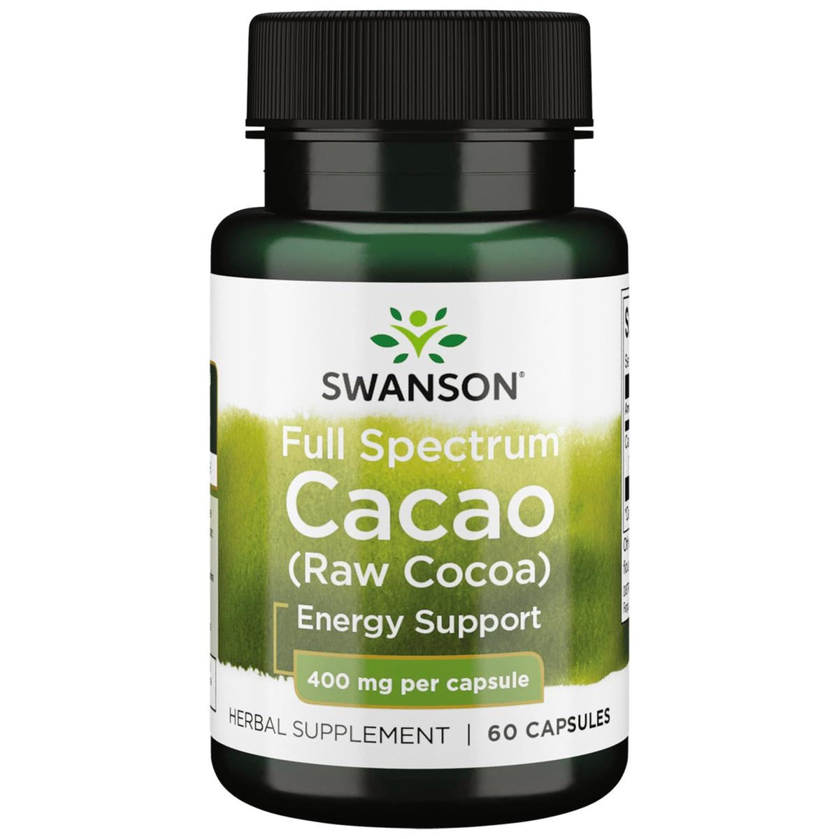 Swanson Full Spectrum Cacao bottle label