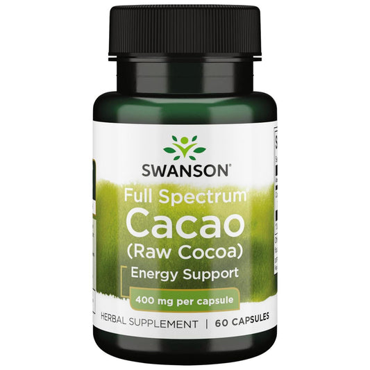 Swanson Full Spectrum Cacao bottle label