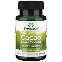 Swanson Full Spectrum Cacao bottle label