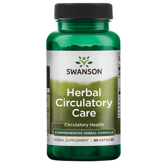 Swanson Full Spectrum Herbal Circulatory Care bottle - 60 capsules