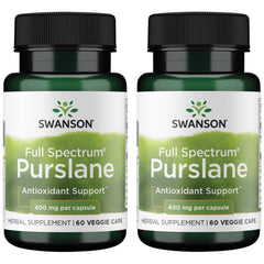 Swanson Full Spectrum Purslane 400 mg per serving in 60 vegetarian capsules, 2 pack