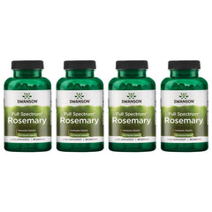 Swanson Full Spectrum Rosemary bottle and 4-pack packaging for immune support
