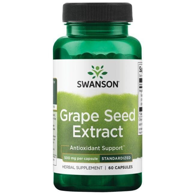 Grape seed extract bottle with 60 capsules