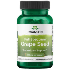 Swanson Grape Seed OPCs 380 mg bottle with 100 capsules