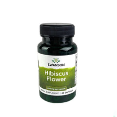 Swanson Hibiscus Full-Spectrum Heart Health supplement bottle (60 capsules)