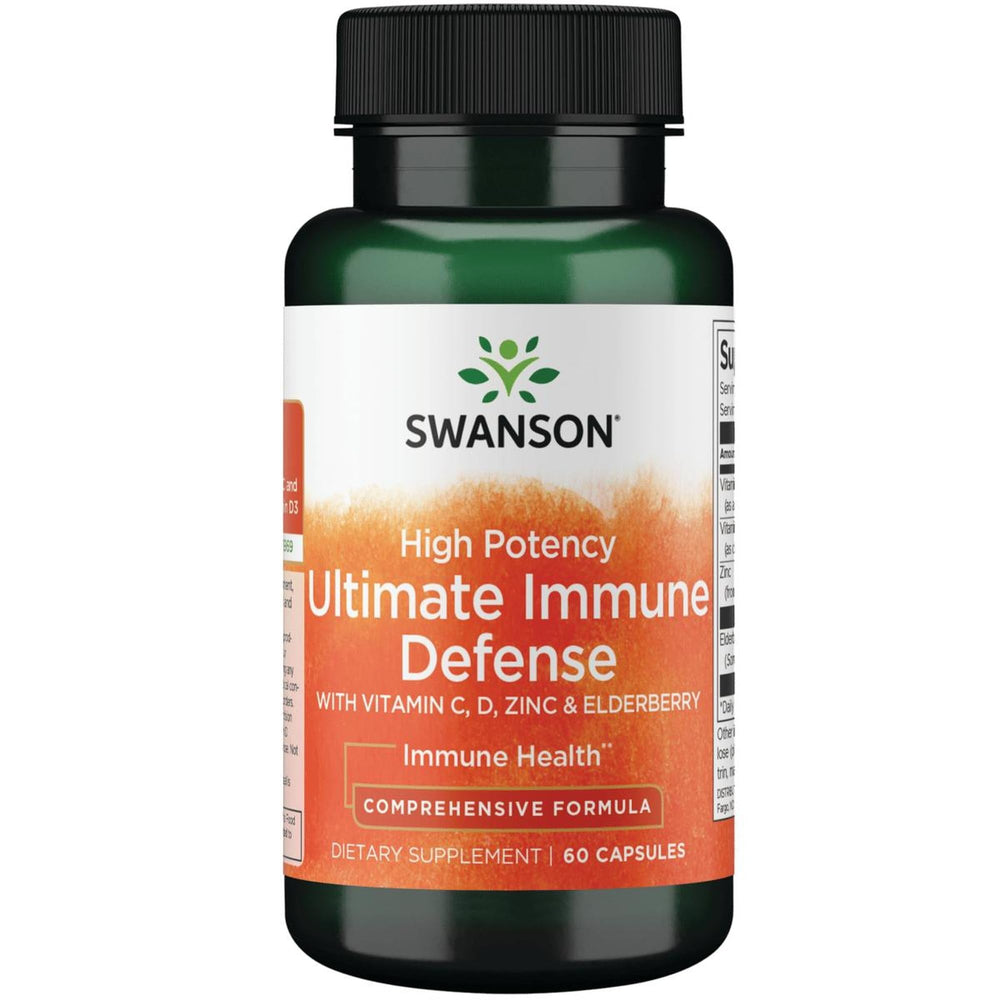 Swanson Immune Defense bottle and capsules