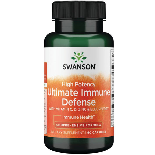 Swanson Immune Defense bottle and capsules