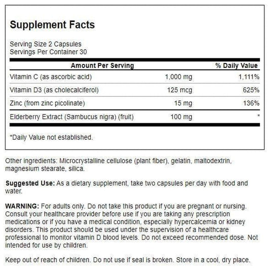 Close-up of immune-supporting ingredients