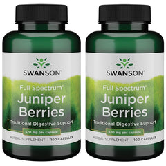 Swanson Juniper Berries 520 mg - 2 Pack - Digestive & Immune Support