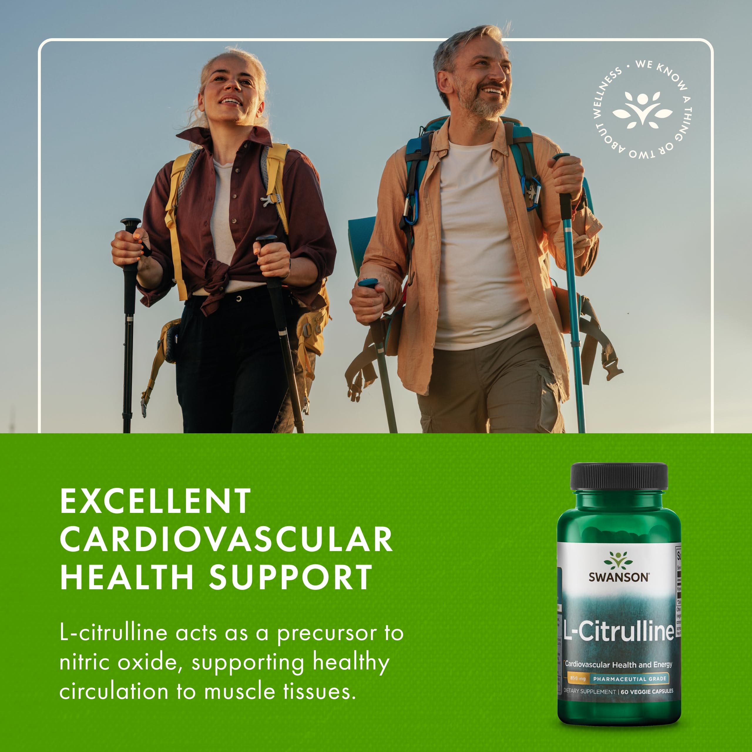 Swanson L-Citrulline product shot with dosage information