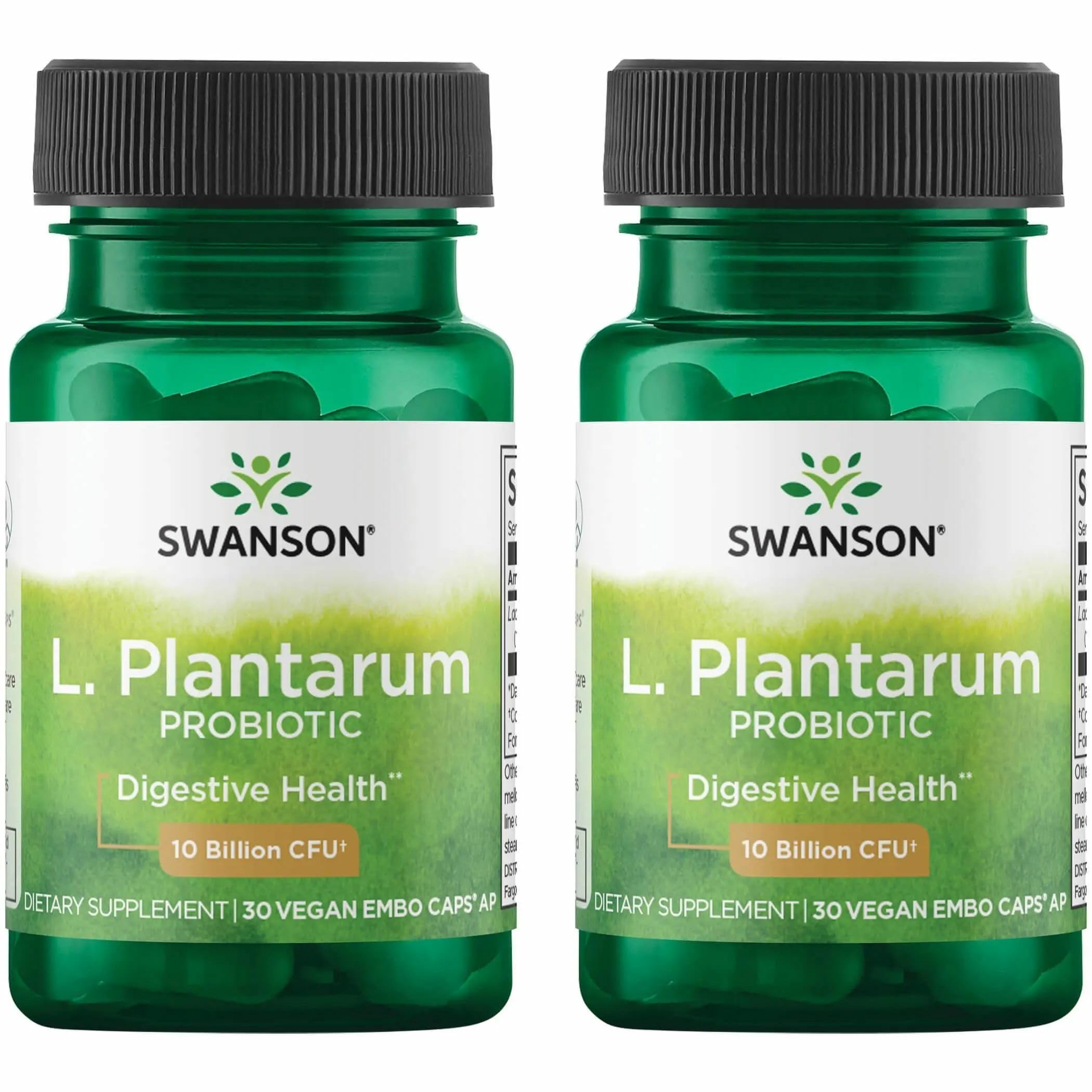 Swanson L. Plantarum probiotic bottle with label