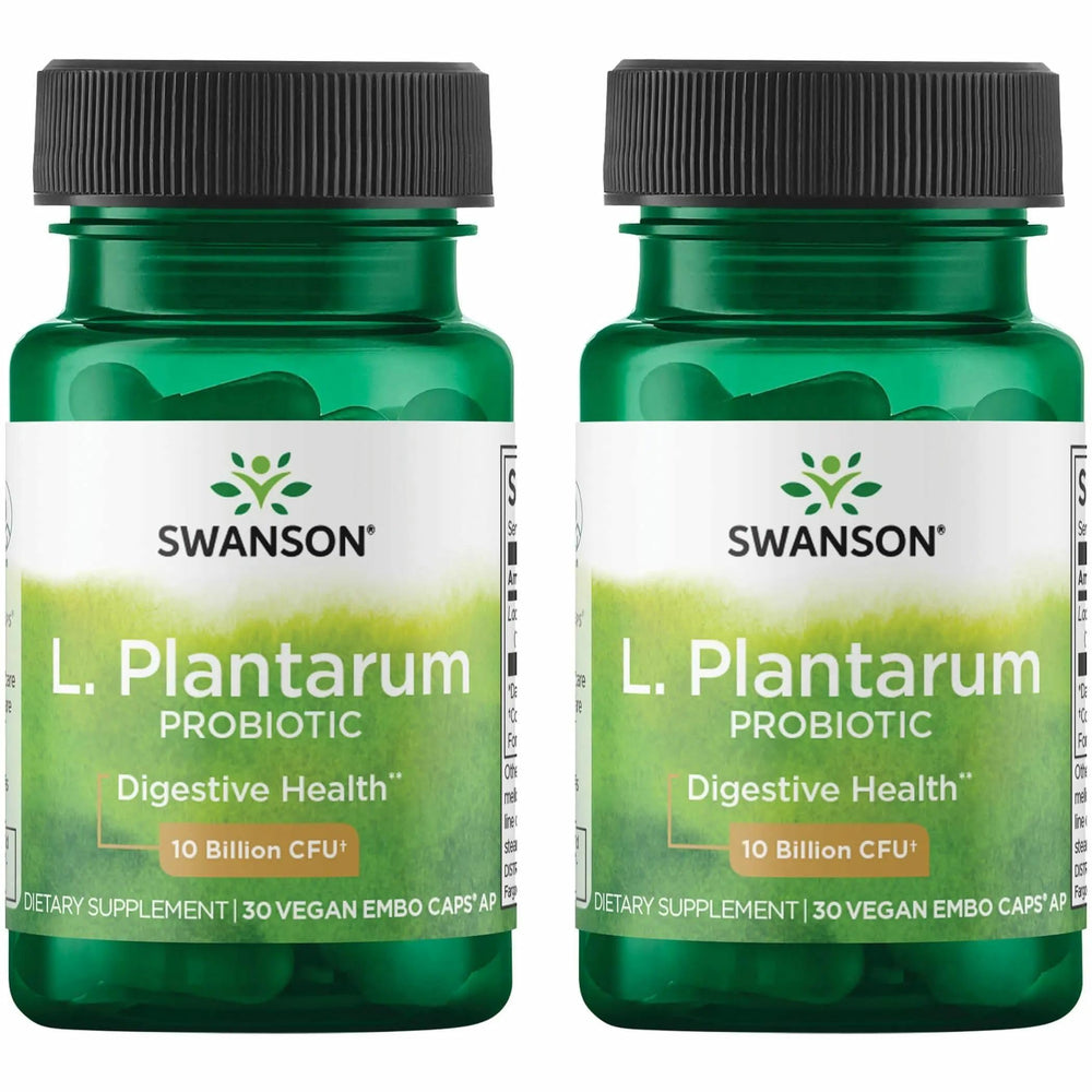 Swanson L. Plantarum probiotic bottle with label