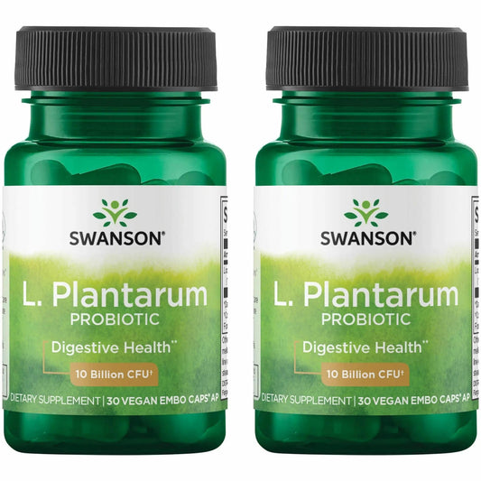 Swanson L. Plantarum probiotic bottle with label