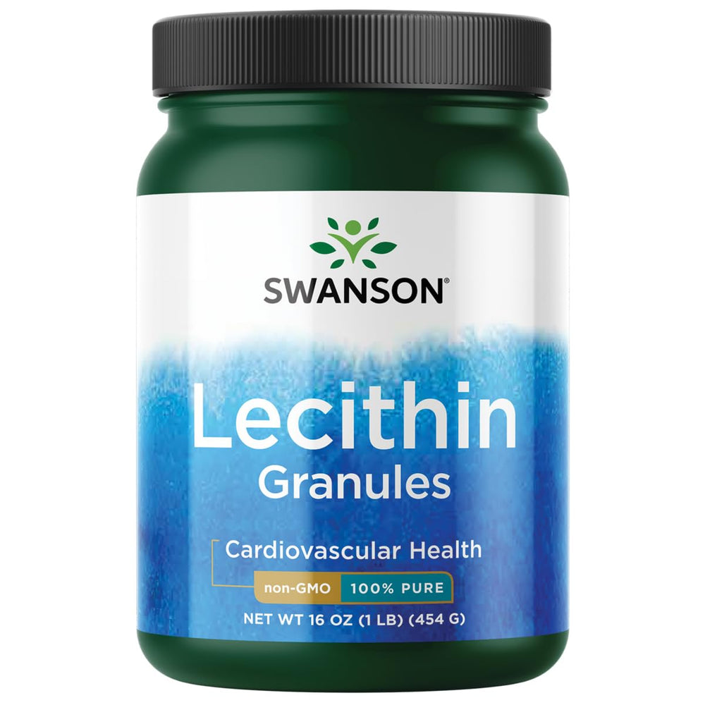 Swanson Lecithin Granules Non-GMO 16 oz - front view