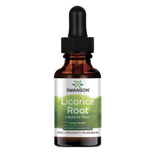 Swanson Licorice Root Liquid Extract 1 oz bottle