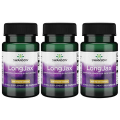 Swanson Longjax Eurycoma Longifolia Jack Extract 400 mg - 30 capsules - 3 pack
