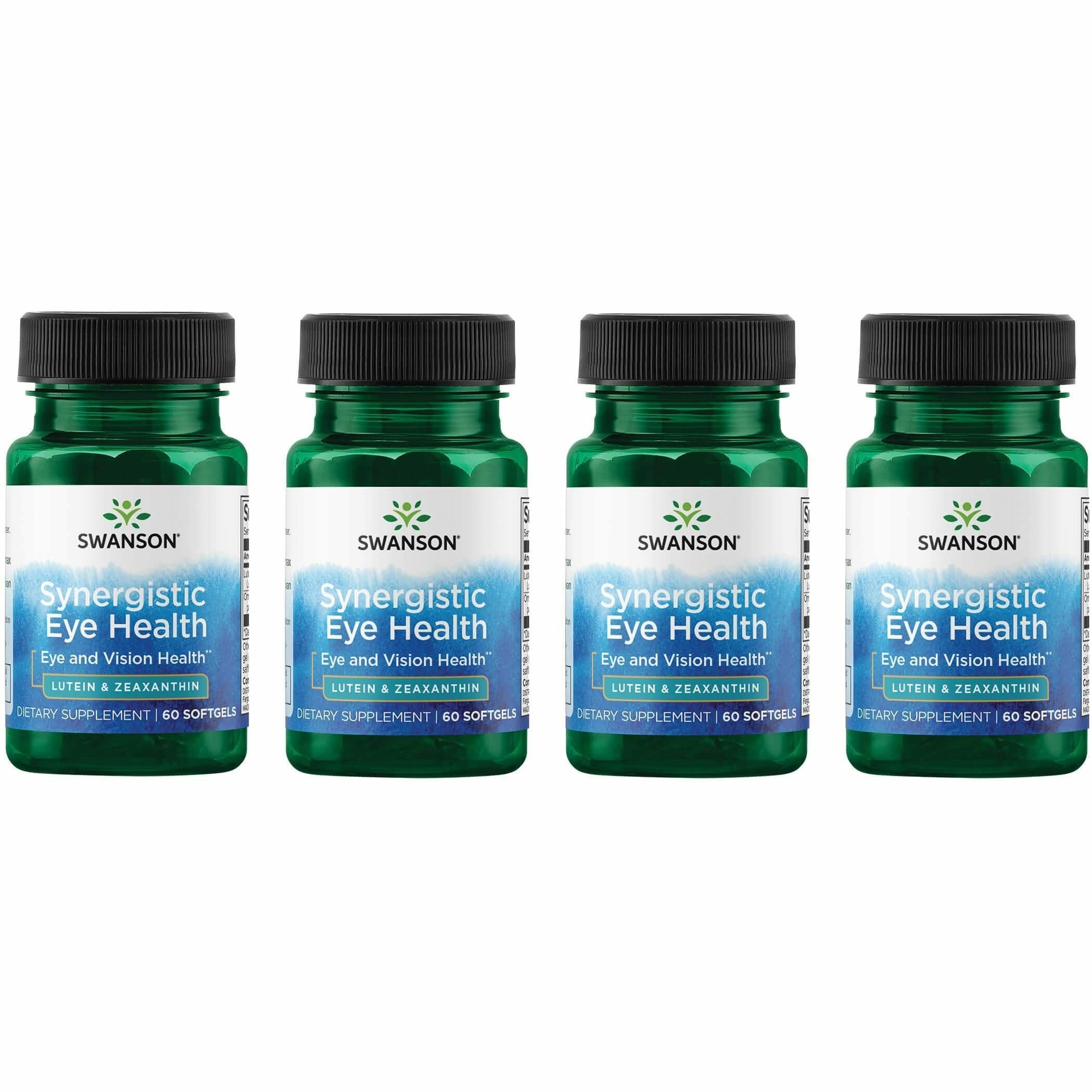 Swanson Lutein & Zeaxanthin Eye Health bottle label