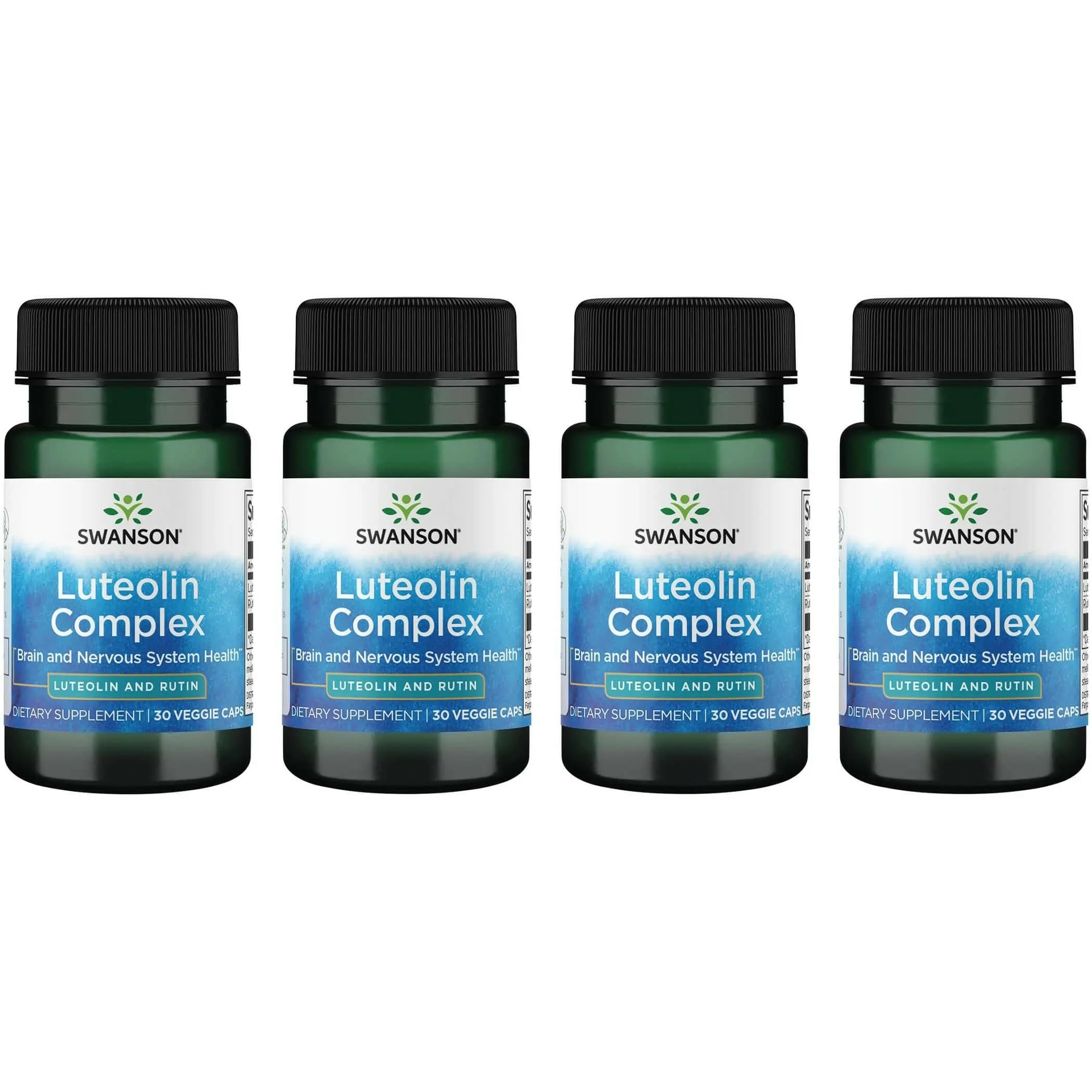 Swanson Luteolin Complex w/Rutin bottle label