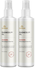 Swanson Magnesium Oil Spray Zechstein bottle displayed on white background