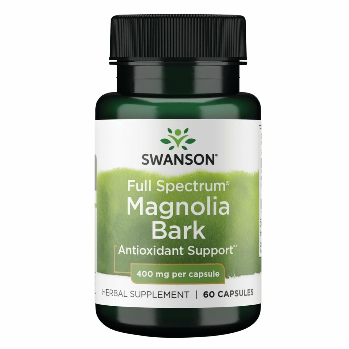 Swanson Magnolia Bark bottle front view
