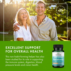 Ingredients panel for Swanson Melatonin 10mg