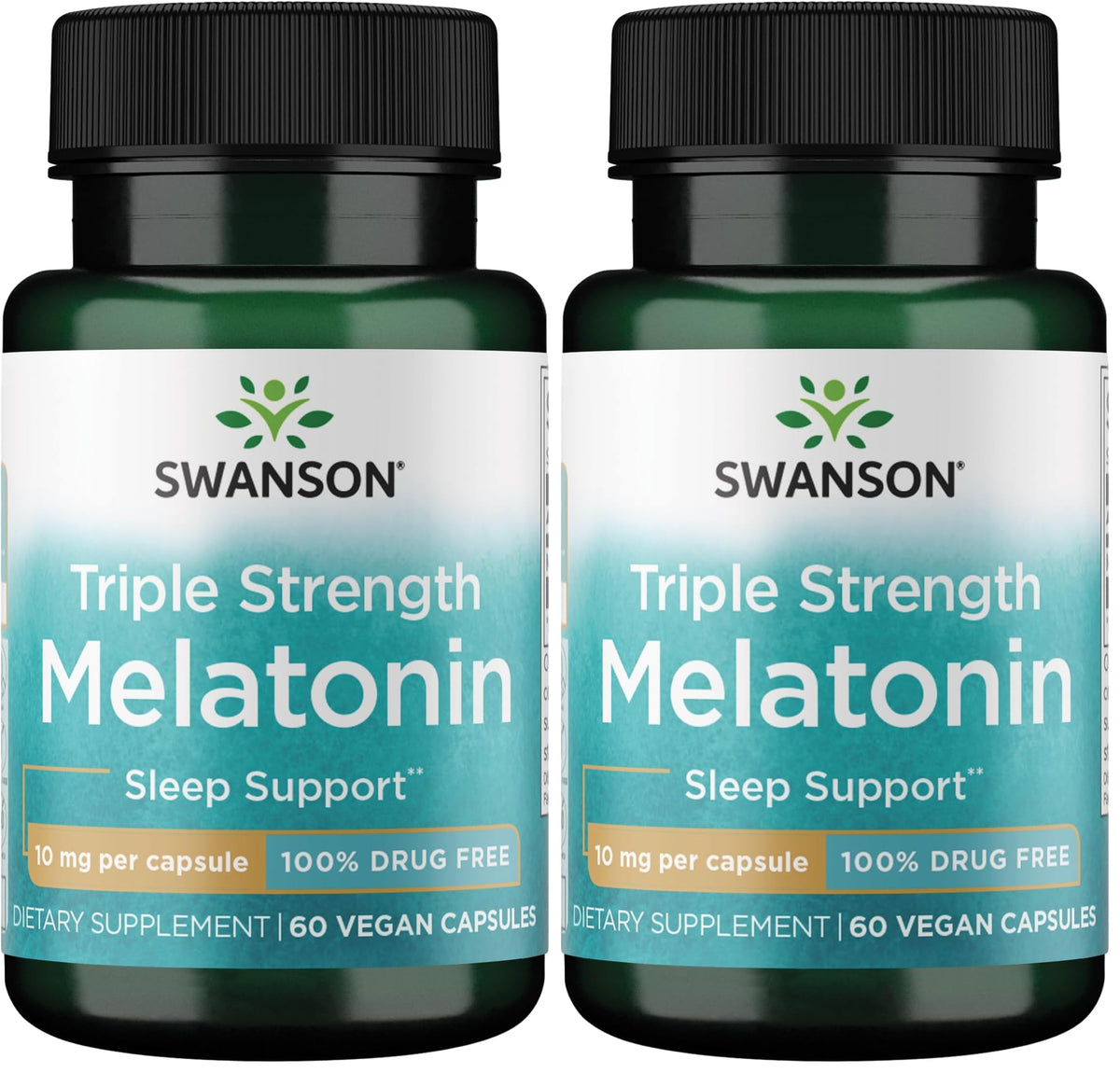 Swanson Melatonin 10mg Pack 2 – front packaging