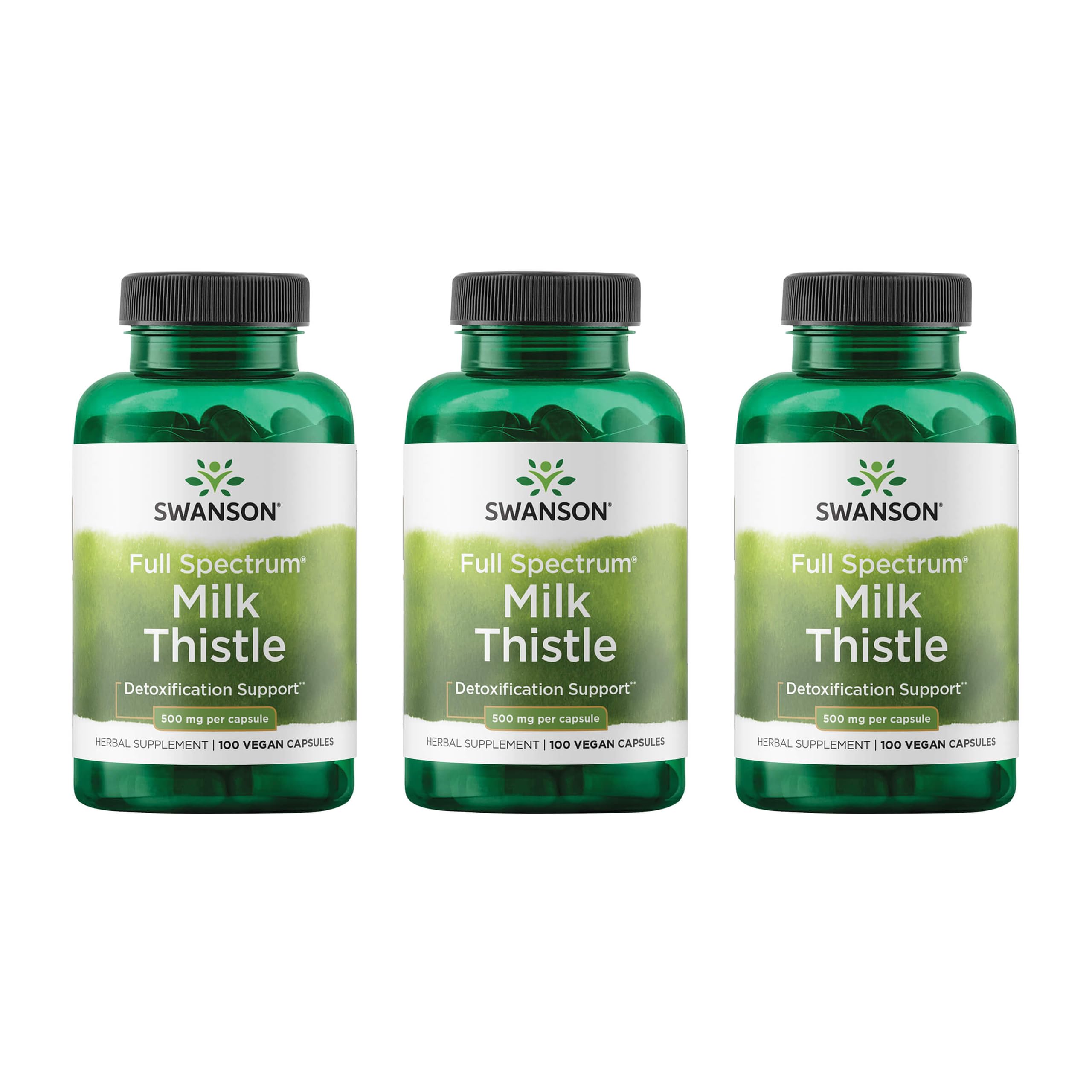Bottle of Swanson Milk Thistle 3-pack