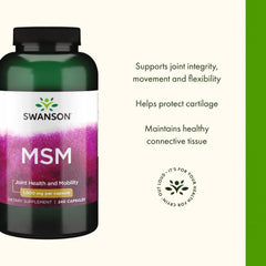 Swanson MSM two-pack box with capsules