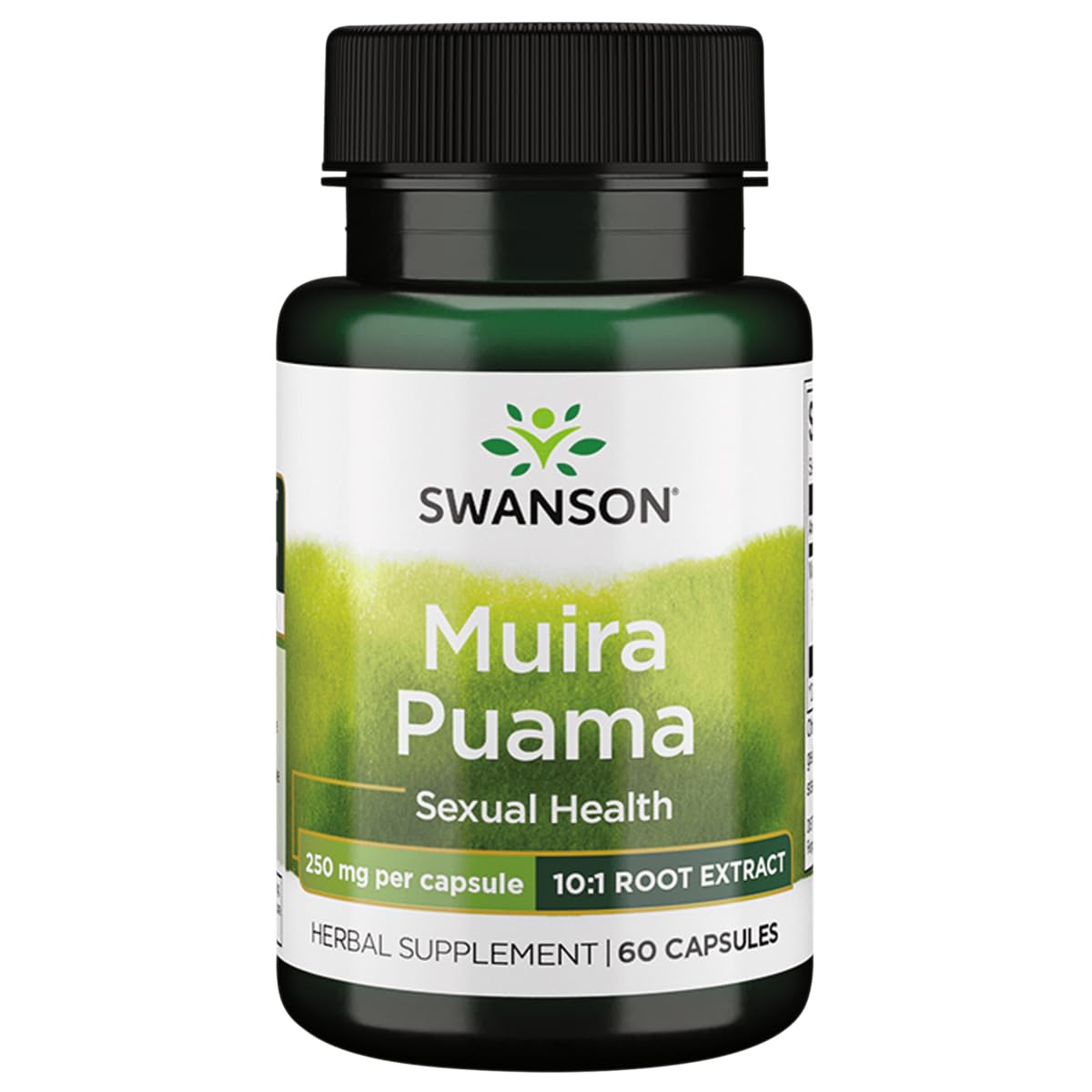 Swanson Muira Puama 10:1 250 mg bottle – 60 capsules