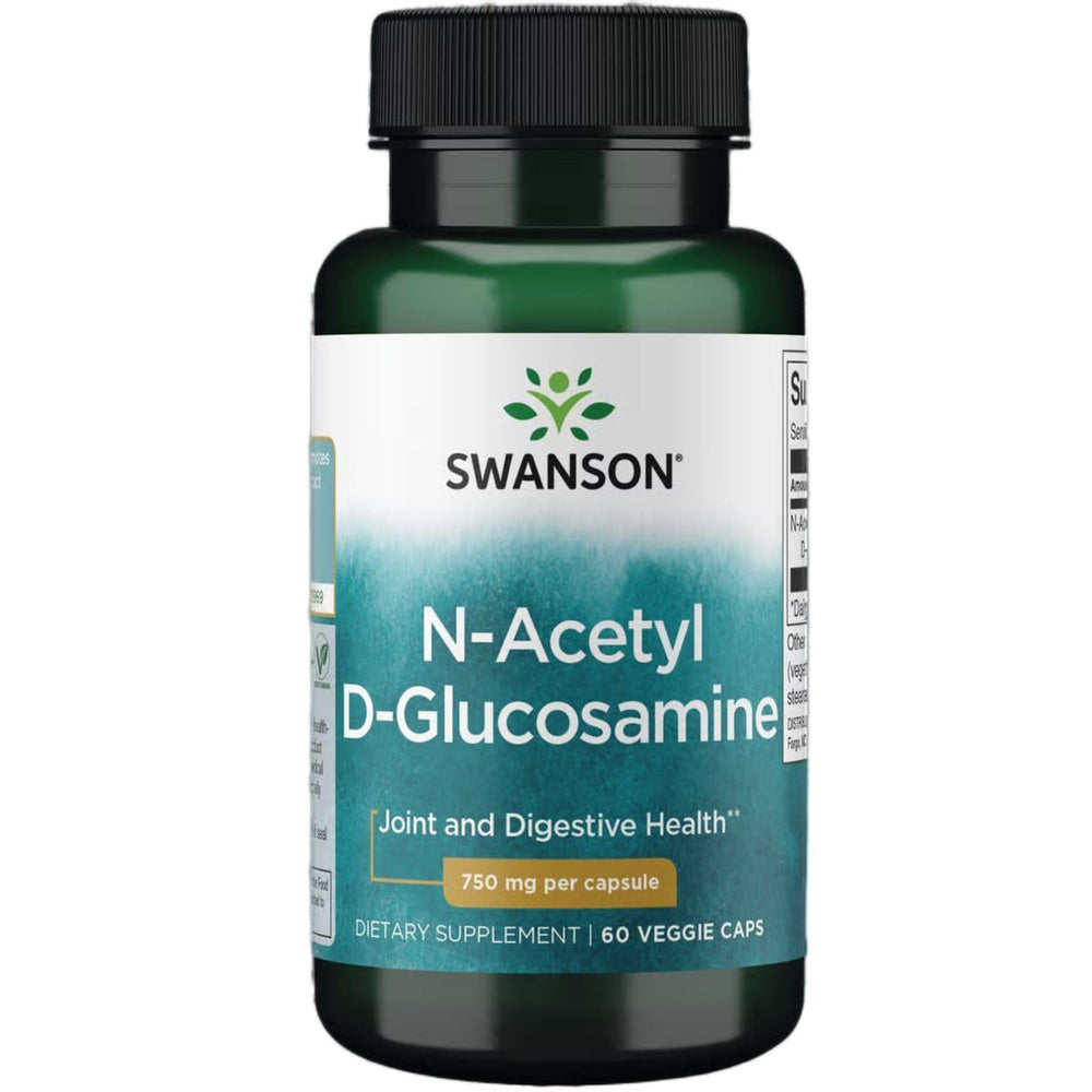 Swanson N-Acetyl D-Glucosamine bottle label