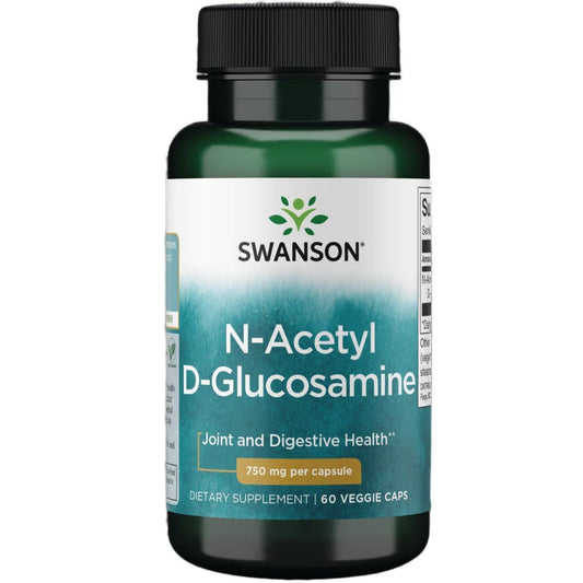 Swanson N-Acetyl D-Glucosamine bottle label
