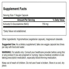 N-Acetyl D-Glucosamine capsules 750 mg