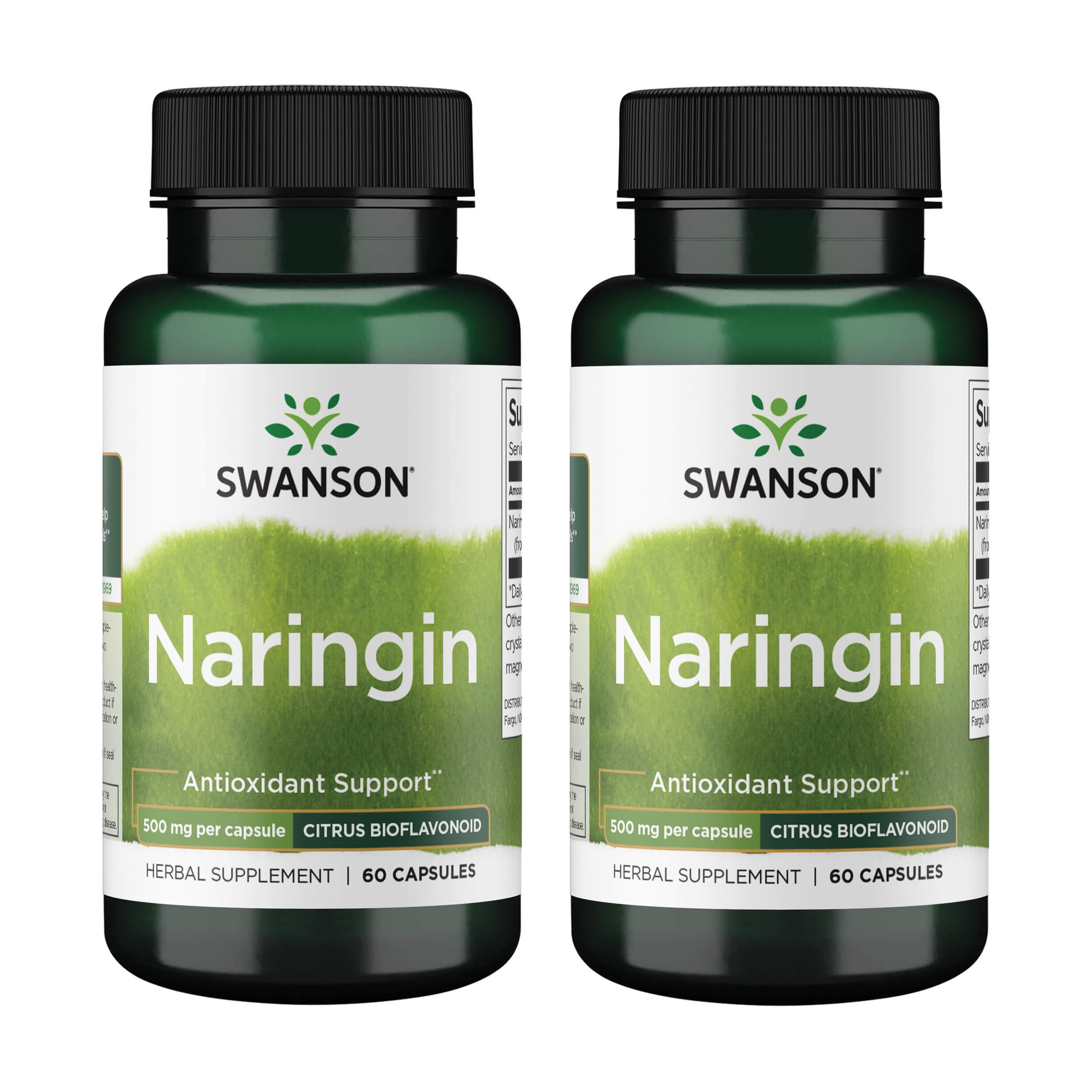 Swanson Naringin 500 mg bottle – front view