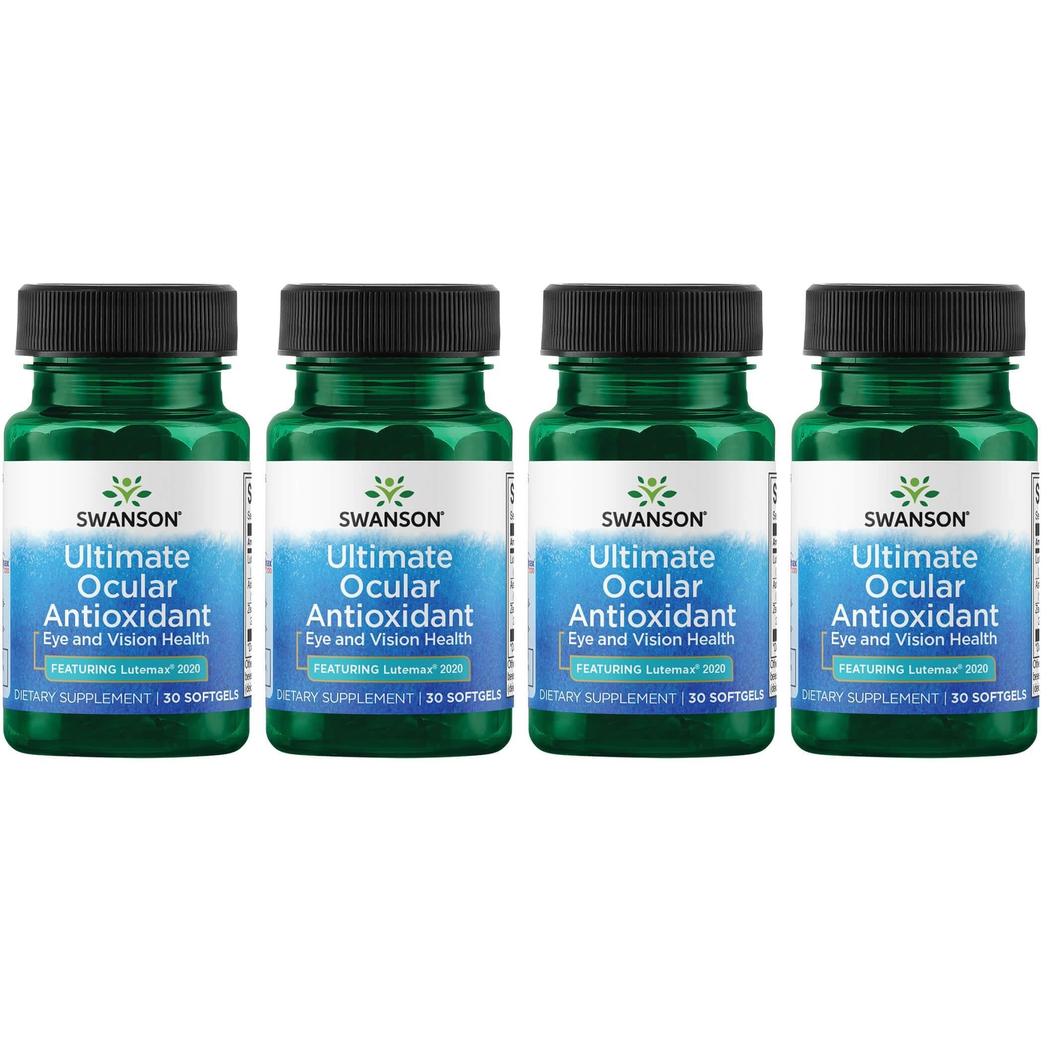 Swanson Ultimate Ocular Antioxidant with Lutemax 2020 - 4 Pack Softgels