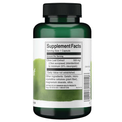 Four-bottle pack of Swanson Olive Leaf Extract Capsules