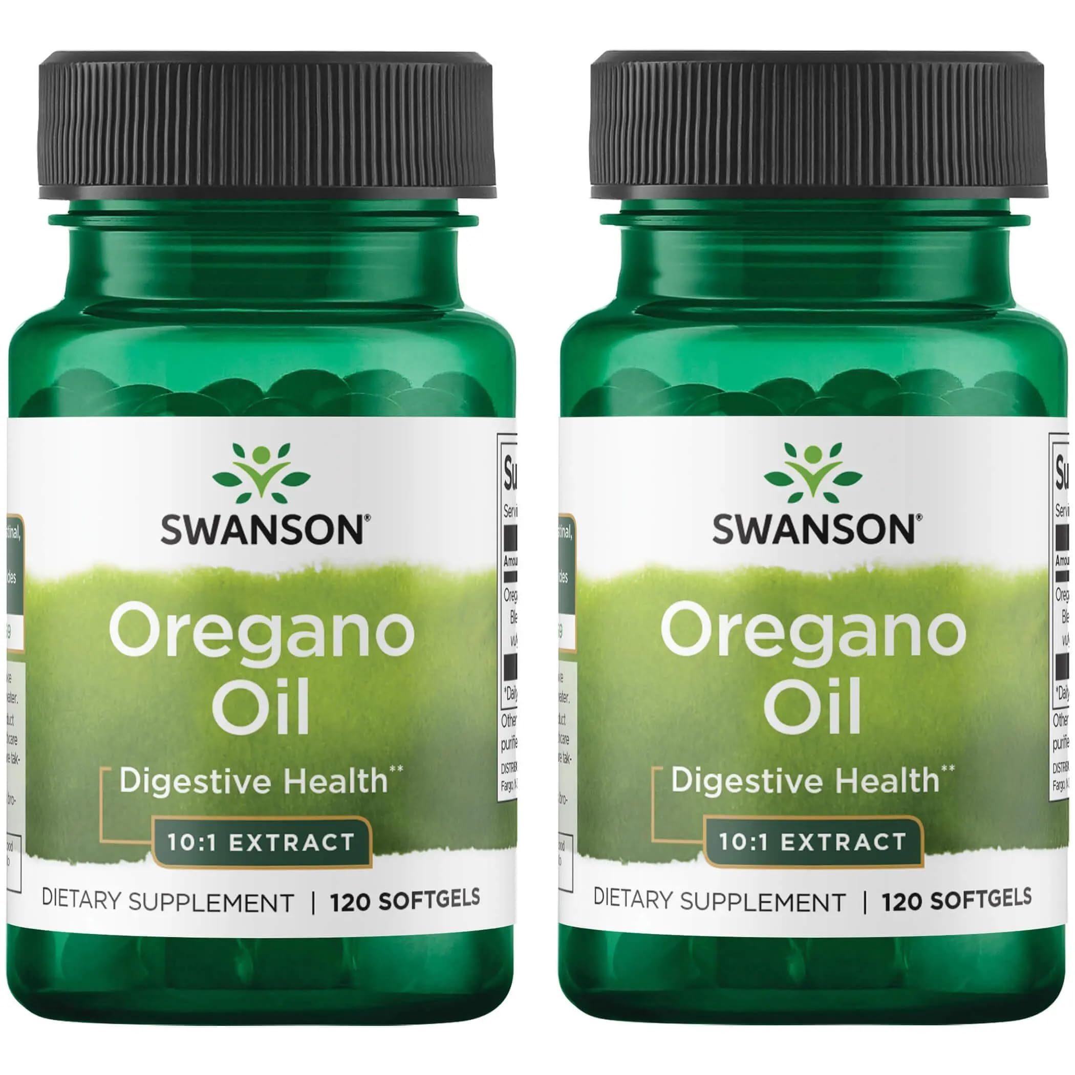 Swanson Oregano Oil 10:1 Extract 2-pack front view