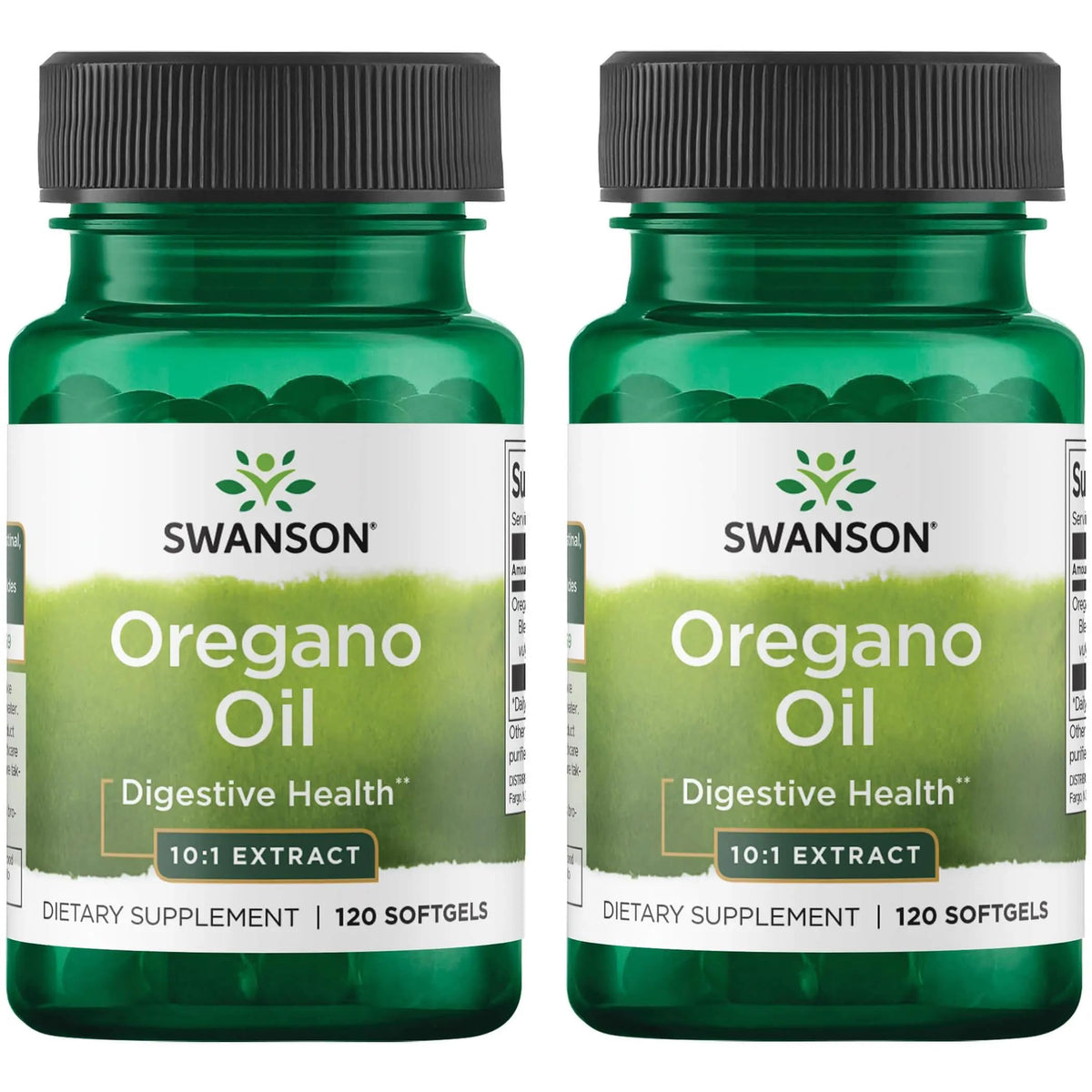 Swanson Oregano Oil 10:1 Extract 2-pack front view