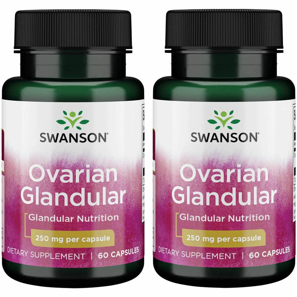 Swanson Ovarian Glandular bottle label