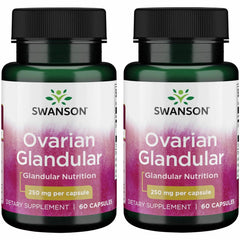 Swanson Ovarian Glandular bottle label