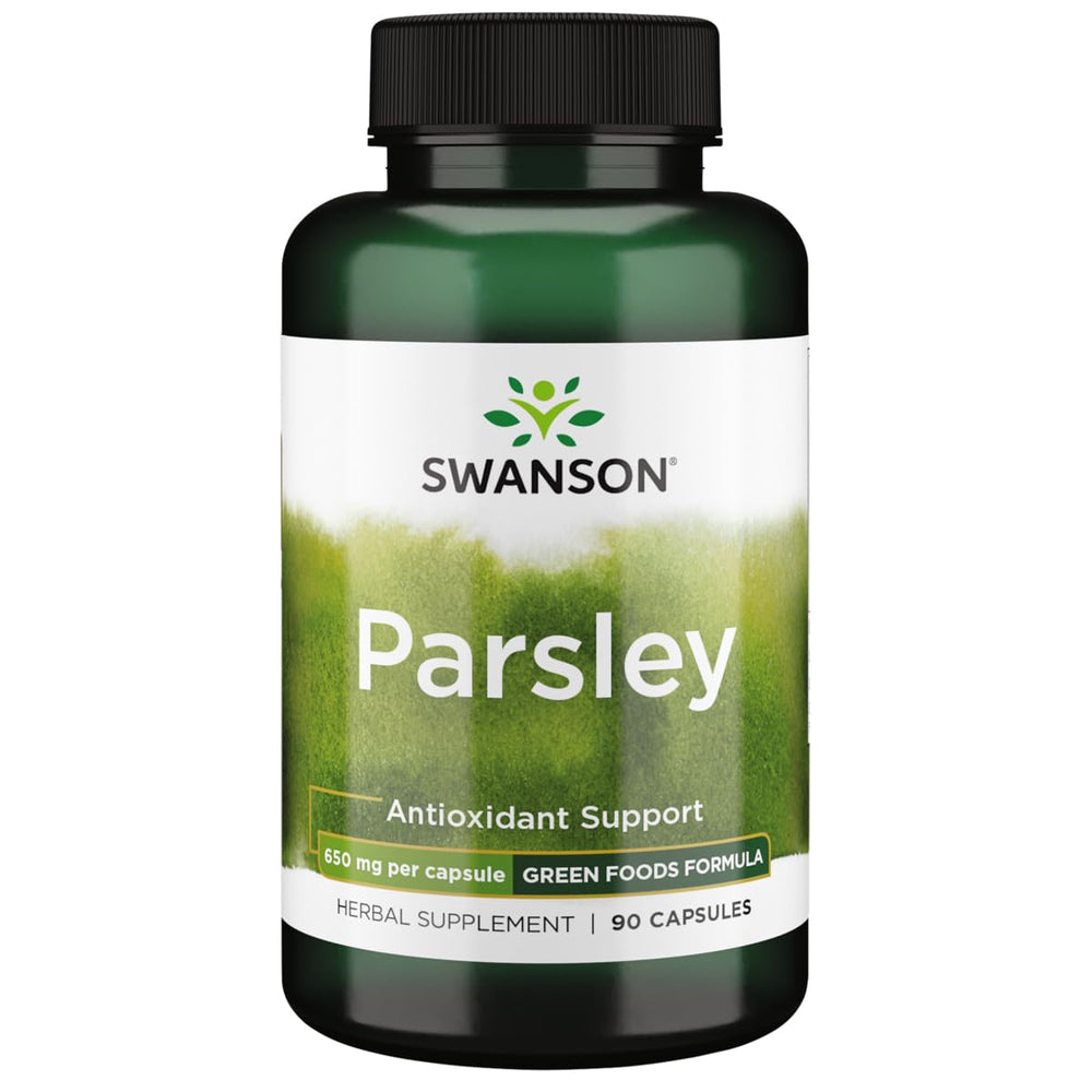 Swanson Parsley 650 mg 90 capsules bottle